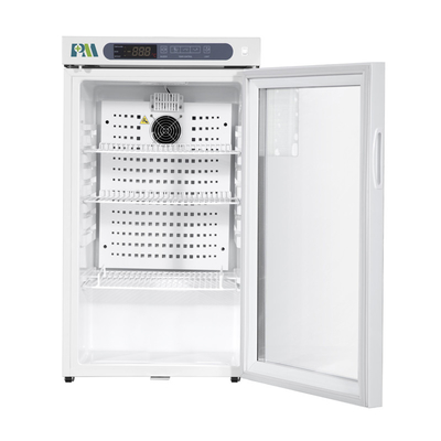 100L 薬物冷蔵保存のための携帯用医療薬局ワクチン冷蔵庫キャビネットのガラスドア