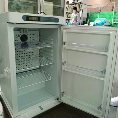 医学の薬学のための小型携帯用直立した縦のワクチン接種の冷蔵庫の冷凍庫100L