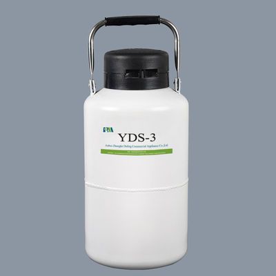 ISOの白い携帯用液体窒素の容器100Lの航空アルミニウム