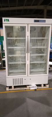 656Lワクチン接種の貯蔵のための良質の二重ガラス ドアの直立した薬学の医学冷却装置