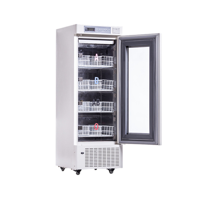 368L 泡ガラスドア 血液バンク 冷蔵庫 温度プリンタ 4°C