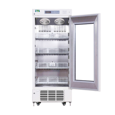 368L 泡ガラスドア 血液バンク 冷蔵庫 温度プリンタ 4°C