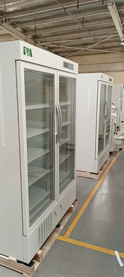 2-8程度の二重ガラス ドアの薬学のワクチン接種の貯蔵のフリーザーの医学等級冷却装置