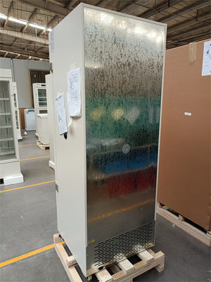 PUの足車の鋼鉄棚が付いているワクチン接種の収納キャビネット328Lの大容量の医学の冷凍庫