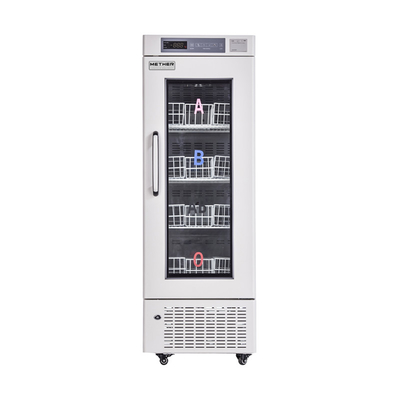 208L 血液バンクキャビネット 安全な保管を確保する血液ステーションのための強制冷却システム