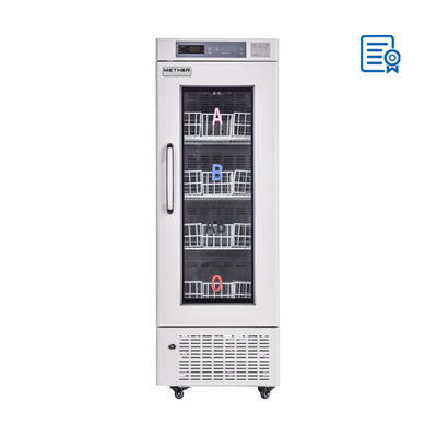 208L 血液バンクキャビネット 安全な保管を確保する血液ステーションのための強制冷却システム