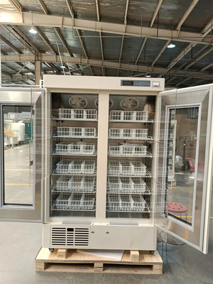 4°C 658L 血液バンク 冷蔵庫 凍らないステンレス スチール 内側