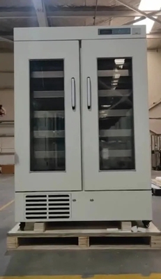 バイオメディカル血液バンク冷凍庫 658L 容量大きい 双泡ガラスドア