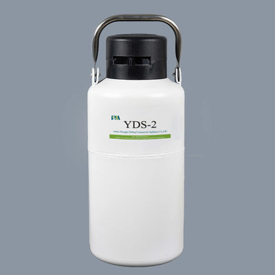 白い液体窒素低温学タンク、液体窒素の容器2リットル