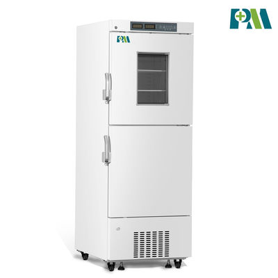 25度引いてデジタル表示装置が付いている368リットルの医学の立つ深い結合された冷蔵庫の冷凍庫