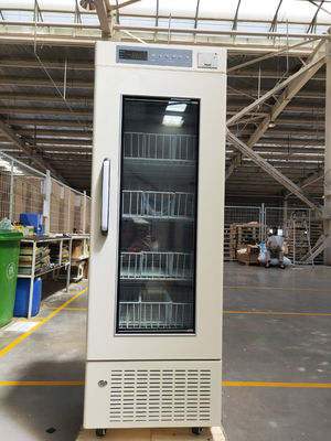 208L PROMEDの熱する発泡ガラスのドア自動フロストが付いている直立した医学の血液銀行冷却装置