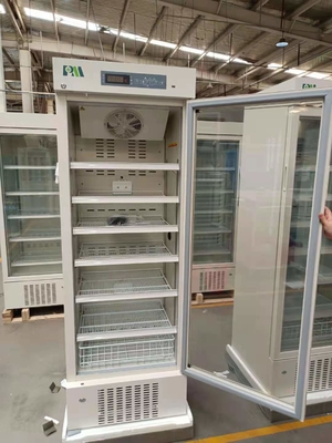 ガラス ドアが付いている実質力の空冷の生物医学的な薬剤の等級の冷蔵庫の冷凍庫315L
